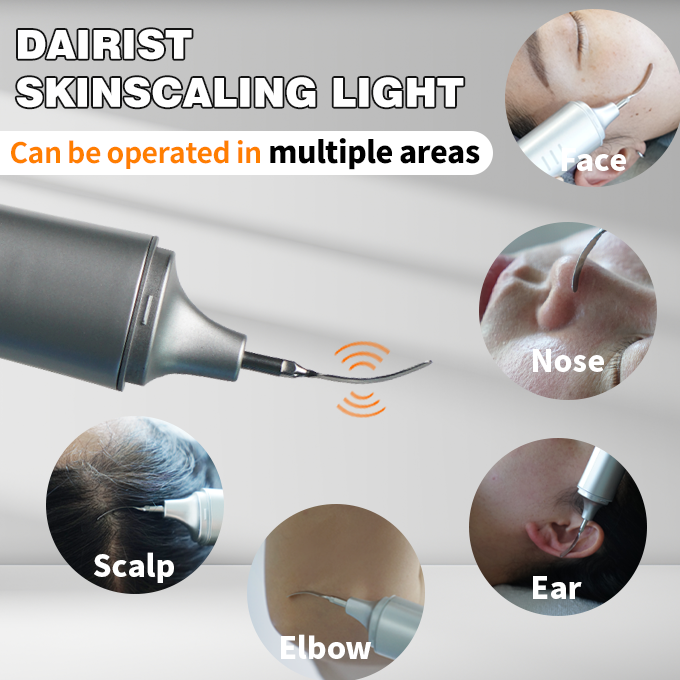 Portable Hand-held Skinscaling Home Use Beauty Machine Exfoliation Blackhead Vibration Pore Cleansing Deep Cleansing Skin Scrubber