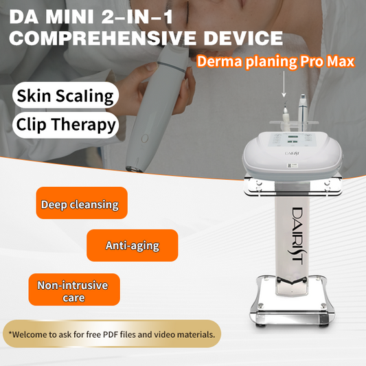 Skinscaling Golden Clip Comprehensive Beauty Machine Deep Cleansing Vibration Scaler Blackhead Removal Eye Bag Lifting EMS